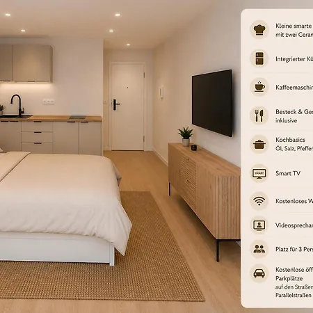 Fuer 3 P. Mit Kueche & Wlan Apartment